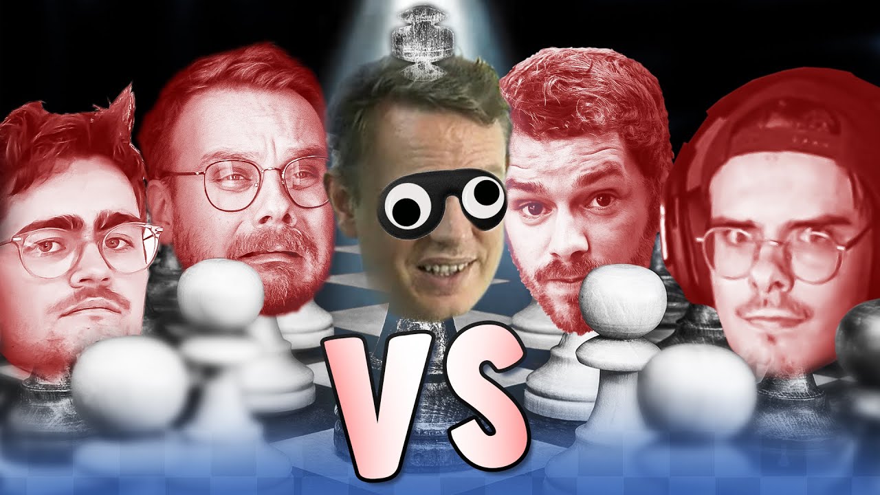 Können vier Dudes einen blindfolded Großmeister schlagen? | Lach & Schachgeschichten