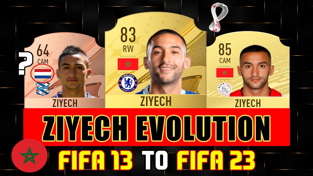 FIFA 23 | ZIYECH FIFA EVOLUTION! FIFA 13 TO FIFA 23!