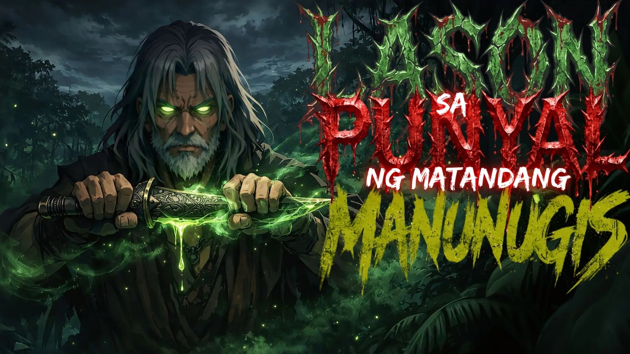 LASON SA PUNYAL NG MATANDANG MANUNUGIS  (ASWANG TRUE STORY)