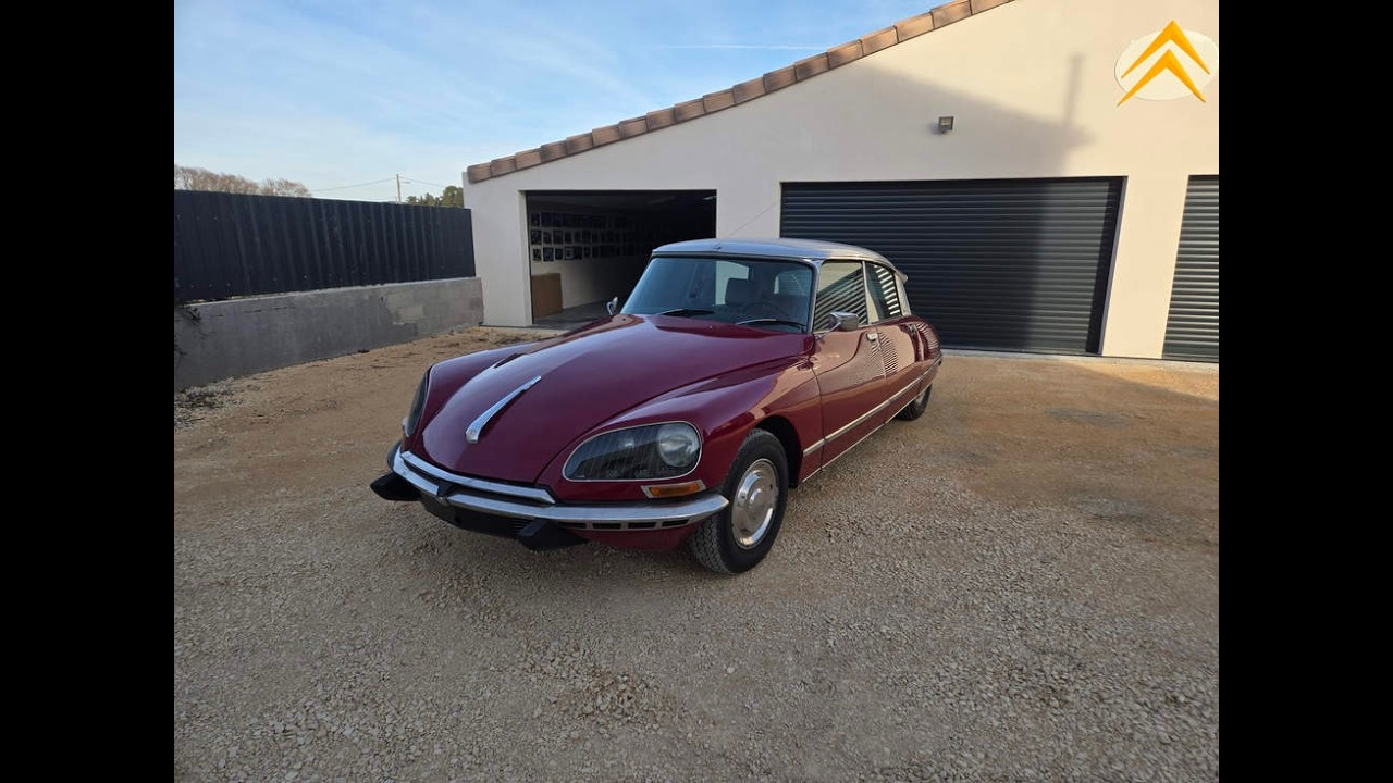 CITROEN DS 23 IE ROUGE MASSENAT 1973 DE MARC. RESTAURATION MECANIQUE PLUS CLIMATISATION 21.
