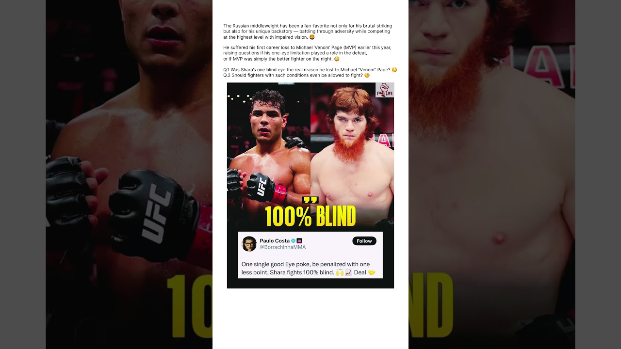 Paulo Costa Agrees To Fight Shara Magomedov At UFC Qatar
