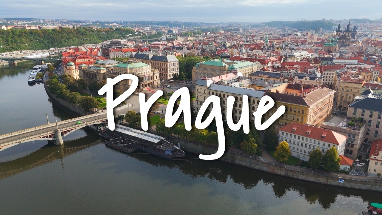 Prague Drone Experience 🇨🇿 | Stunning 4K Aerial Views of the Czech Capital