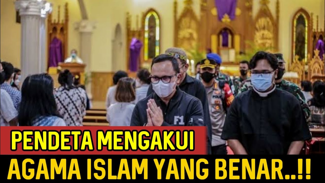 GEMPAARR..🛑 PENDETA MENGAKUI AGAMA ISLAM YANG PALING BENAR..‼️