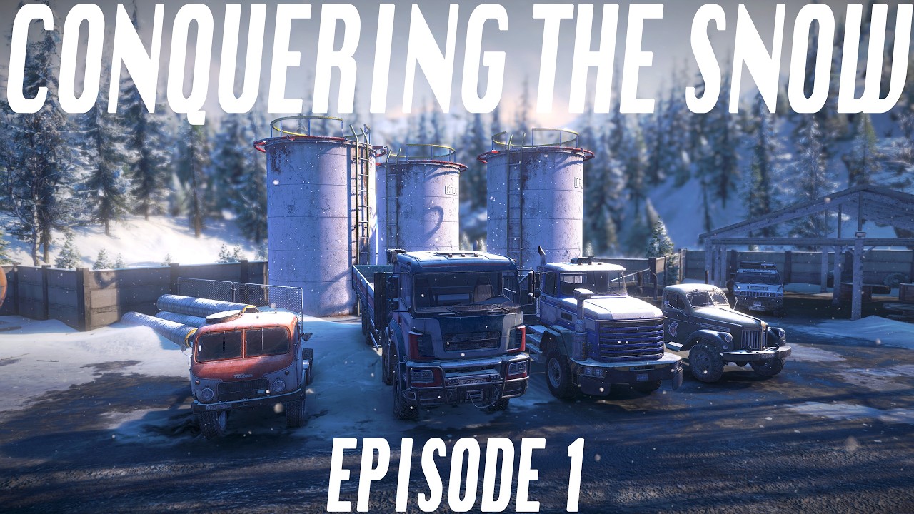 Getting Started in the Snow and Mud! | SnowRunner Ep. 1 / Alaska-North Port