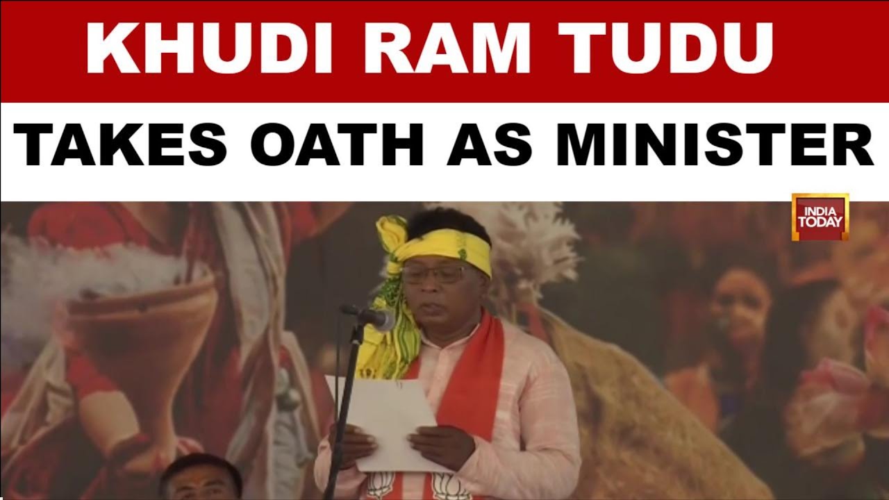 Bengal Oath Ceremony Updates: Khudi Ram Tudu Takes Oath As Minister In Presence Of Big NDA Leaders