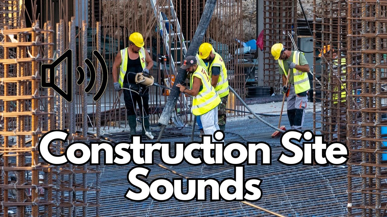 Construction Site Sounds | No Copyright | Free