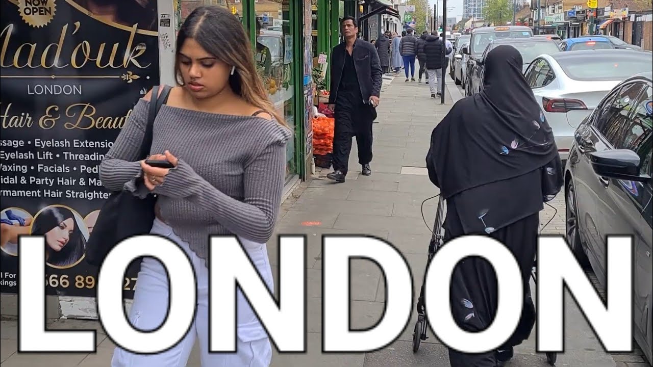 🇬🇧 ILFORD LANE - EID SHOPPING 2023, EAST LONDON WALKING TOUR, END OF RAMADAN,