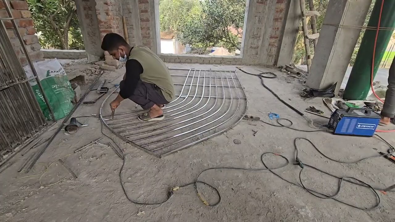 How to Bend Steel Bars into a Perfect Circle | Metal Fabrication Process