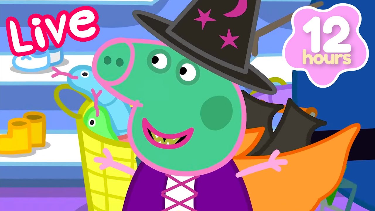 🔴 LIVE! Peppa Pig's Learning Adventures! 🍦 Peppa's Playgroup: Little Learners 🐷 Kids Cartoons