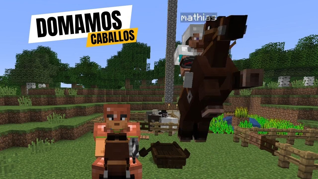 MINECRAFT SURVIVAL 🐎🟩 ¡DOMAMOS NUESTROS PRIMEROS CABALLOS!