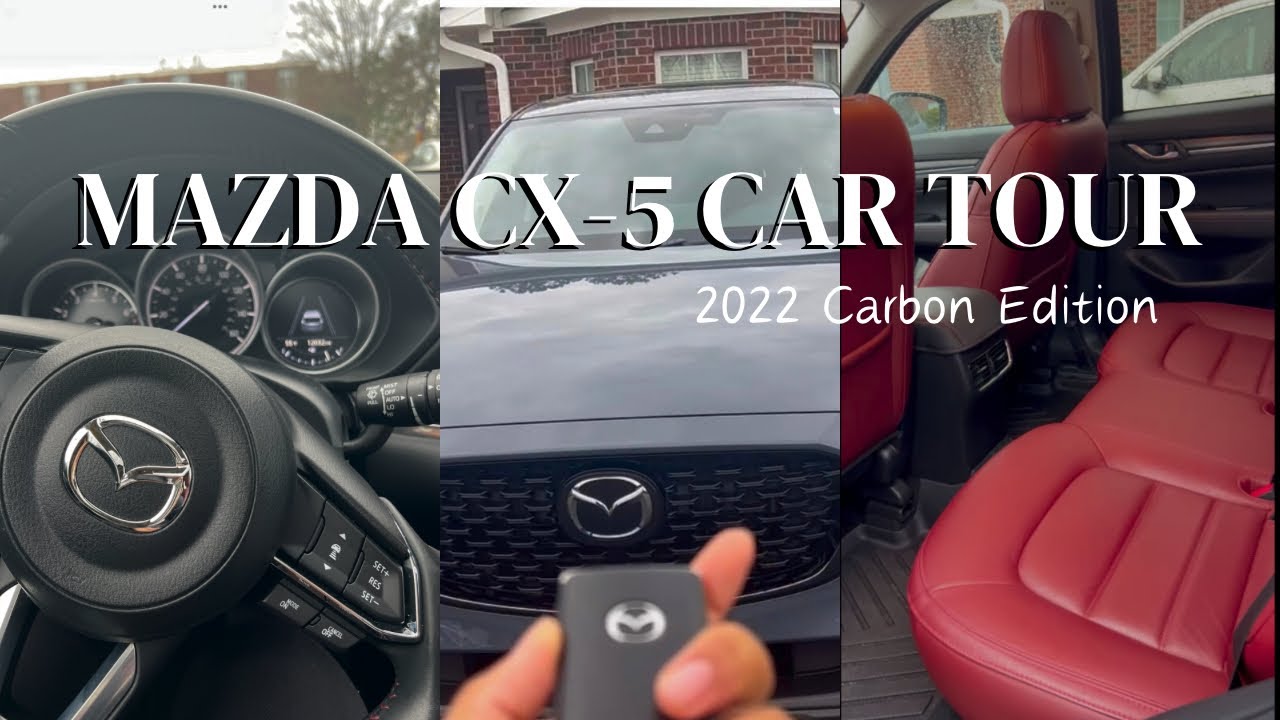 I GOT A NEW CAR !!! | 2022 Mazda CX-5 Carbon Edition Car Tour