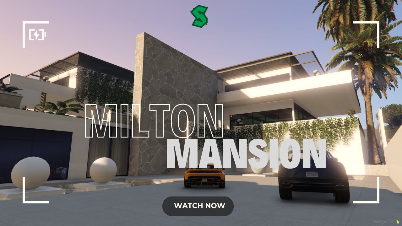 [MLO] Milton Mansion / FiveM MLO Mansion / GTA5