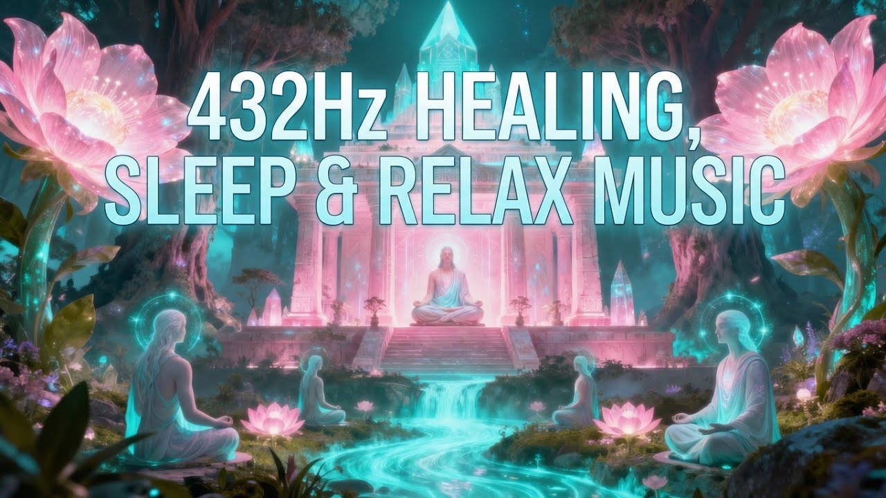 432Hz Healing Sleep & Relax Music for Deep Inner Peace | 1 Hour Meditation