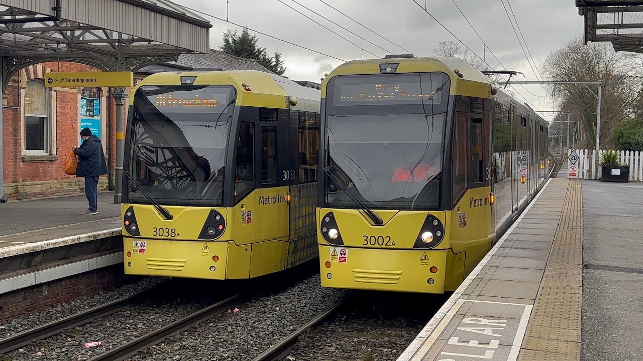 Tram-Spotting At Sale (19/02/26) | Manchester MetroLink (4K)