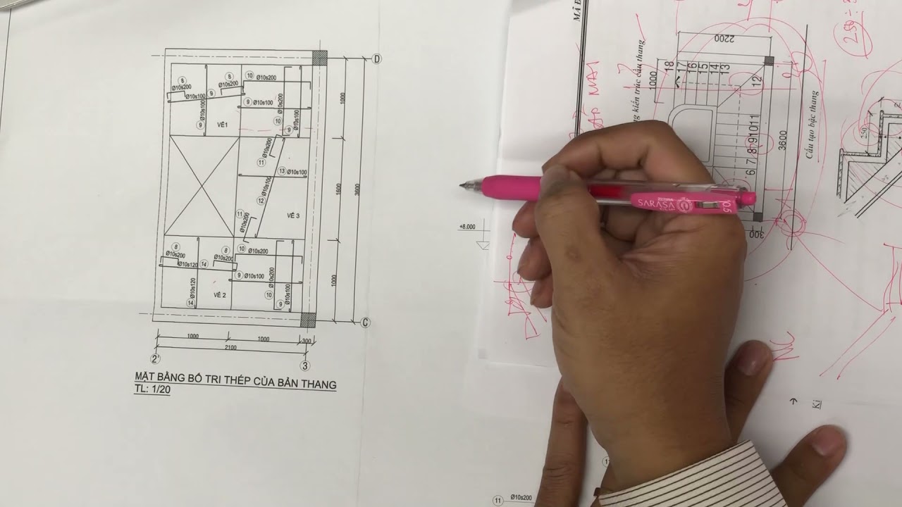 Đồ án Tổng hợp   Buổi 5   Sửa thiết kế cầu thang   Lần 1