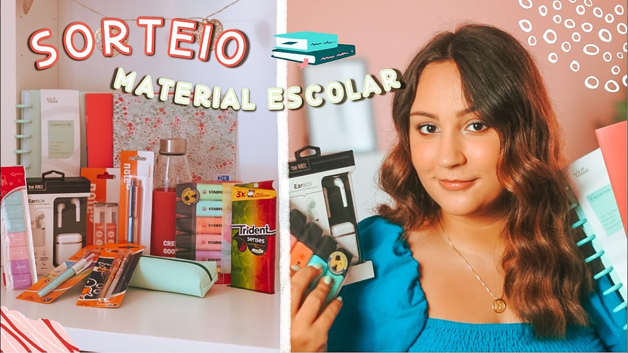 Haul + SORTEIO de MATERIAL ESCOLAR! back to school ep 2 | Isabel Mota