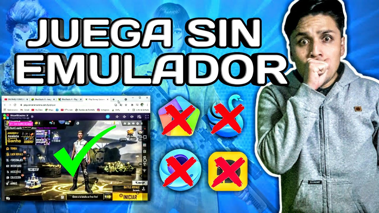 YA PUEDES JUGAR FREE FIRE SIN EMULADOR!!! BLUESTACKS X || Como Jugar Free Fire En Pc Sin Descargar