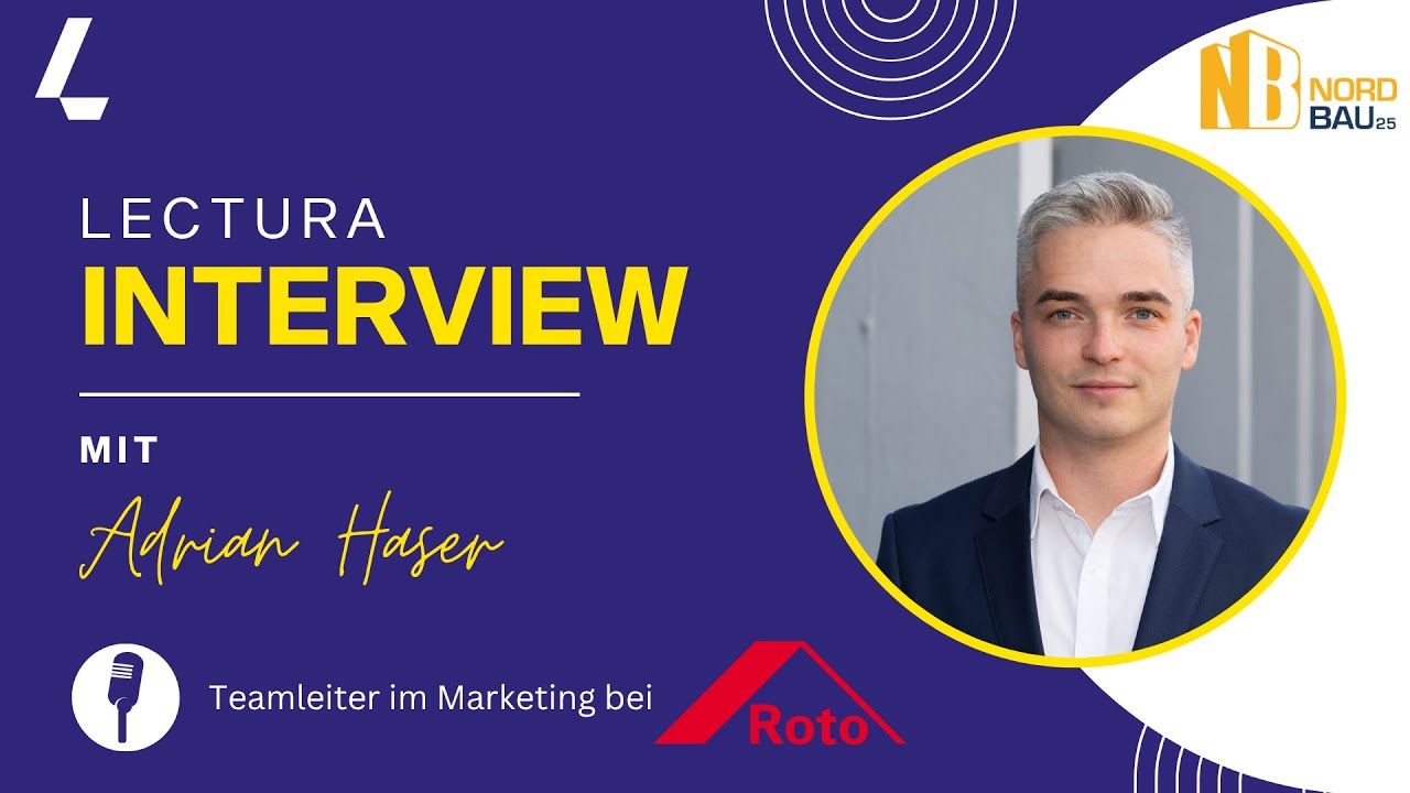 Videointerview: Adrian Haser, Roto Frank &uuml;ber die NordBau 2025