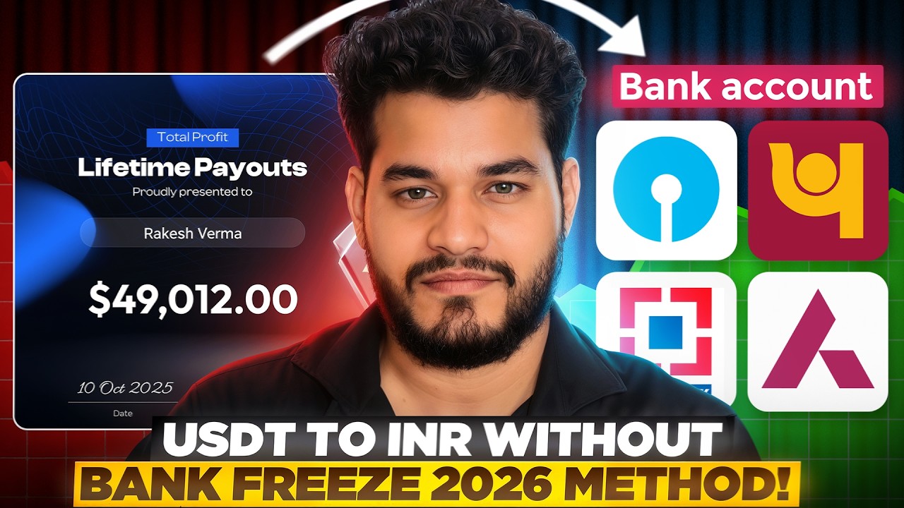 Convert USDT To INR Easily Without Binance P2P | Safest way to Withdraw Forex/Propfirm Payouts