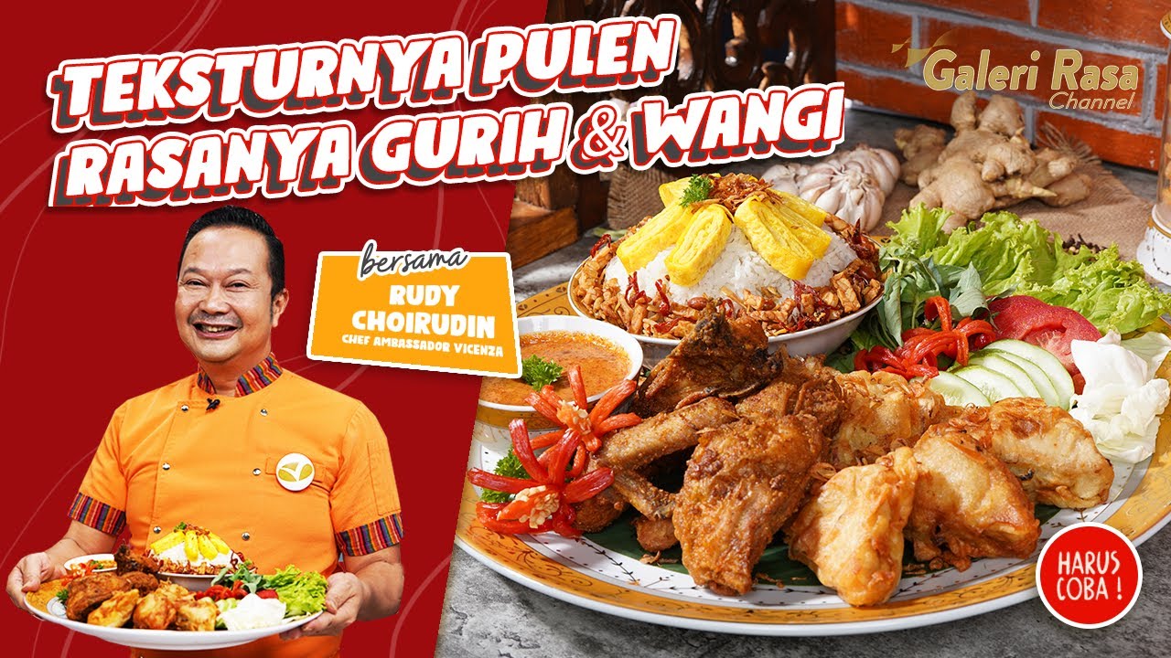 RUDY  CHOIRUDIN |  TEKSTURNYA PULEN, RASANYA GURIH DAN WANGI! - NASI UDUK PRESTO