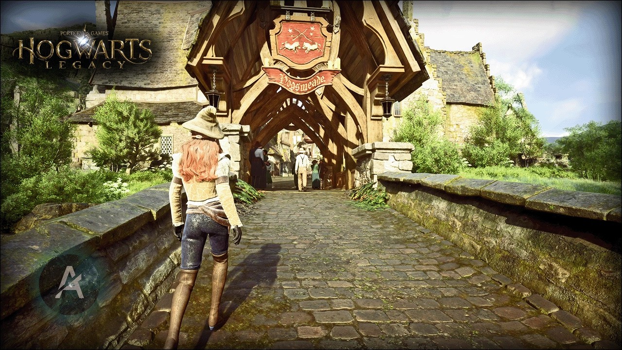 Hogsmeade Village Stormy Walking Tour (4K Cozy Ambience)
