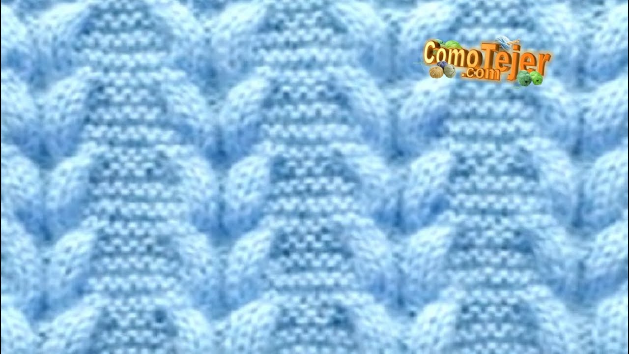 Cómo Tejer Punto Espectacular Paso a Paso. Free Knitting Pattern 2 agujas, tricot, palitos (1080)