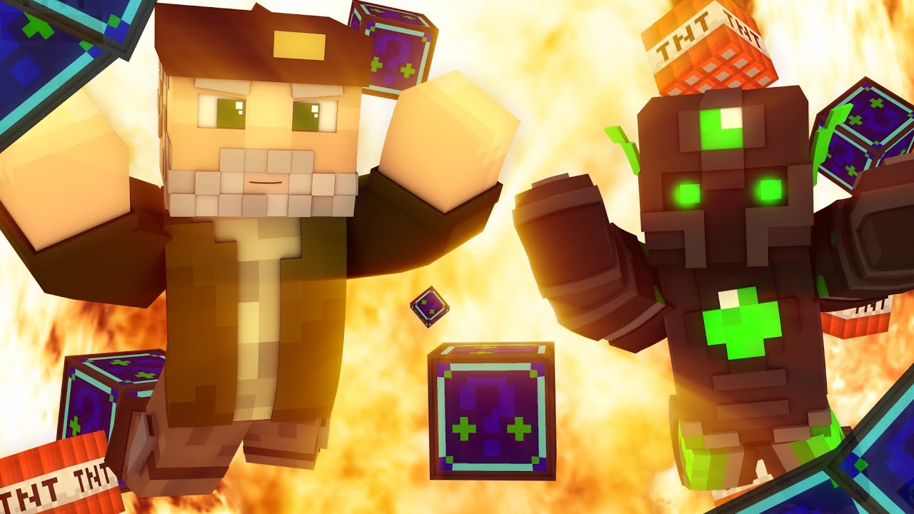 Minecraft: LA MAYOR EXPLOSIÓN!! c/ sTaXx NIGHT Lucky Blocks Epic Race