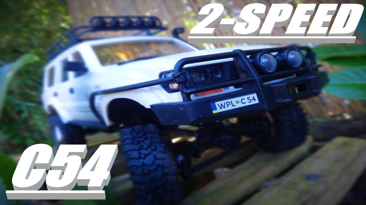 Двухскоростная коробка передач WPL C54 Toyota LC80. Программирование третьего канала Flysky FS-GT...