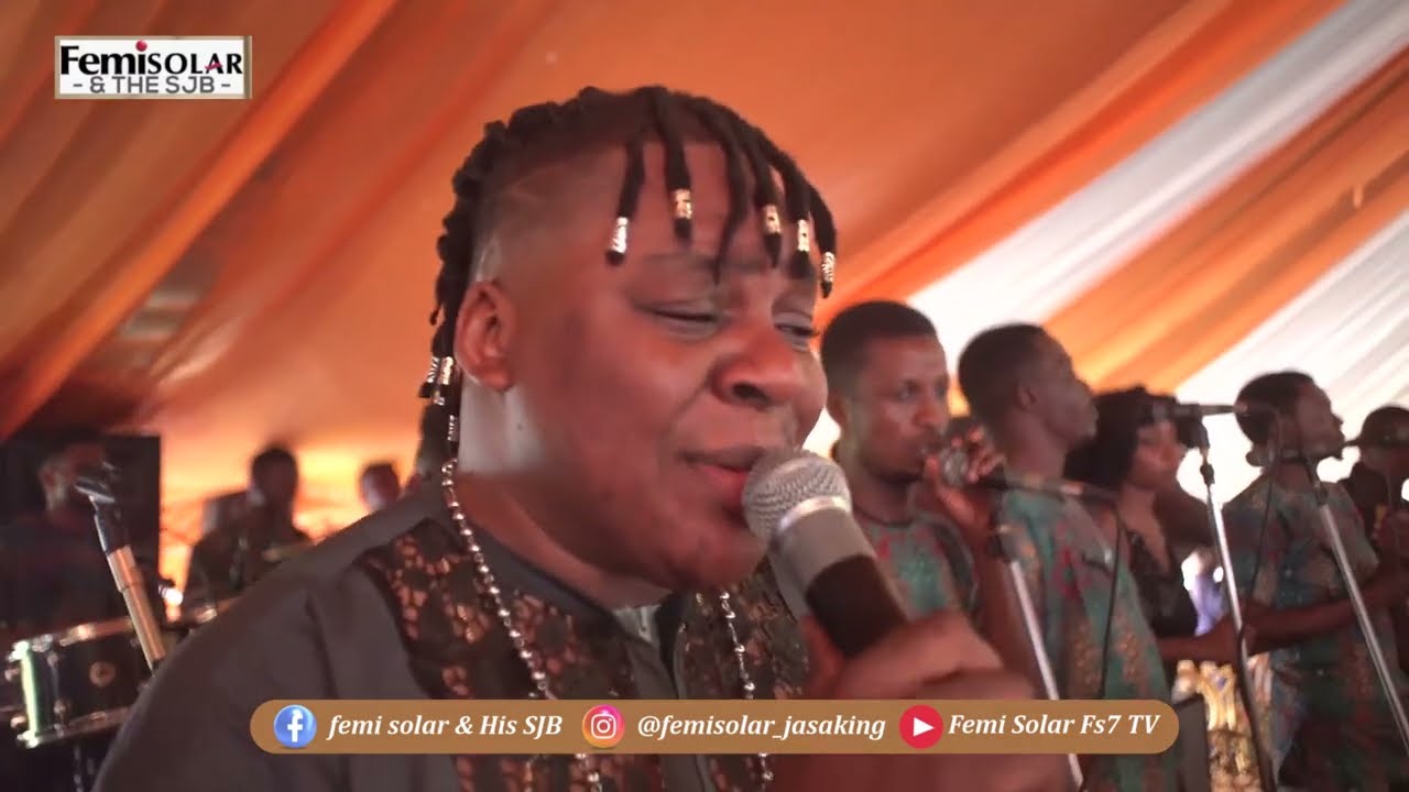 FEMI SOLAR  IN IJARE  AT MAMA EUNICE TAIWO AKINOLA FINAL BURIAL RECEPTION
