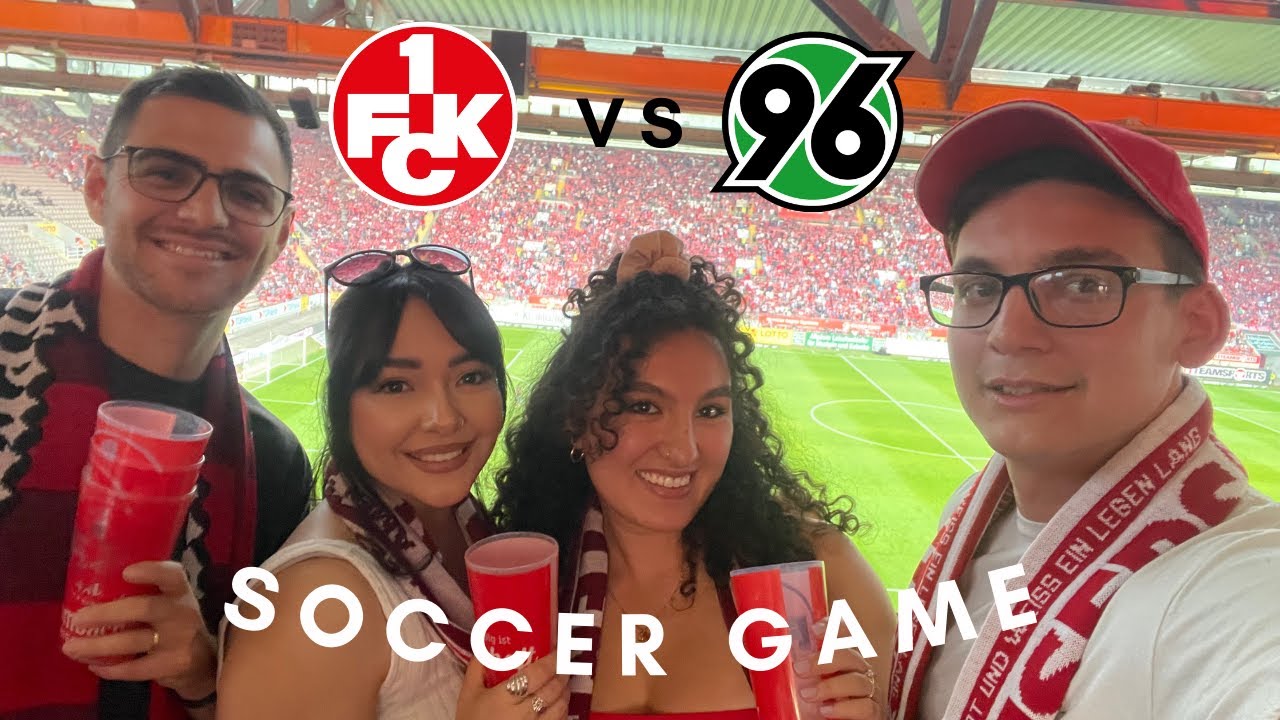 Our First Soccer Game in Germany! // 1 FC Kaiserslautern vs Hannover 96