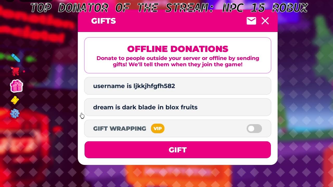 Pls DONATE LIVE! raising robux