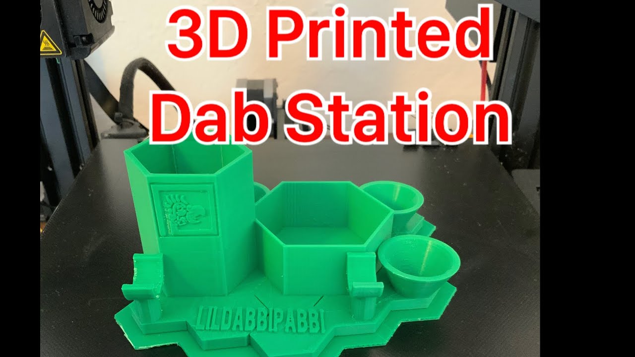 3D printed Dab Station