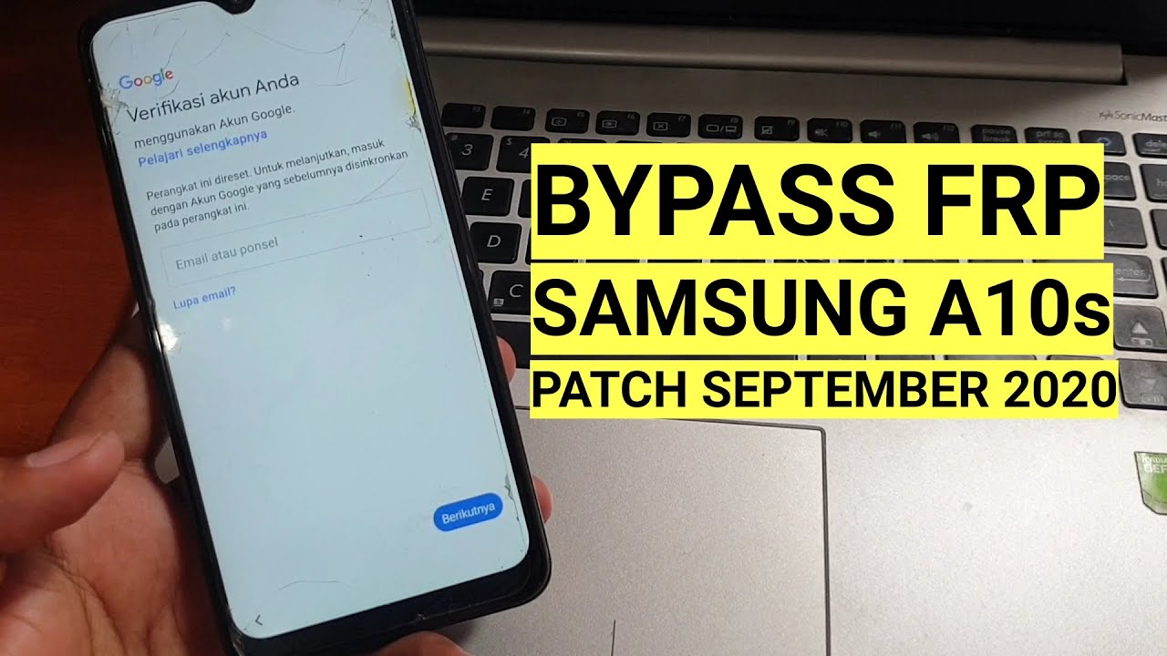 Bypass Frp Samsung Galaxy A10s Android 10 Lupa Akun Google Patch September 2020 Tanpa komputer