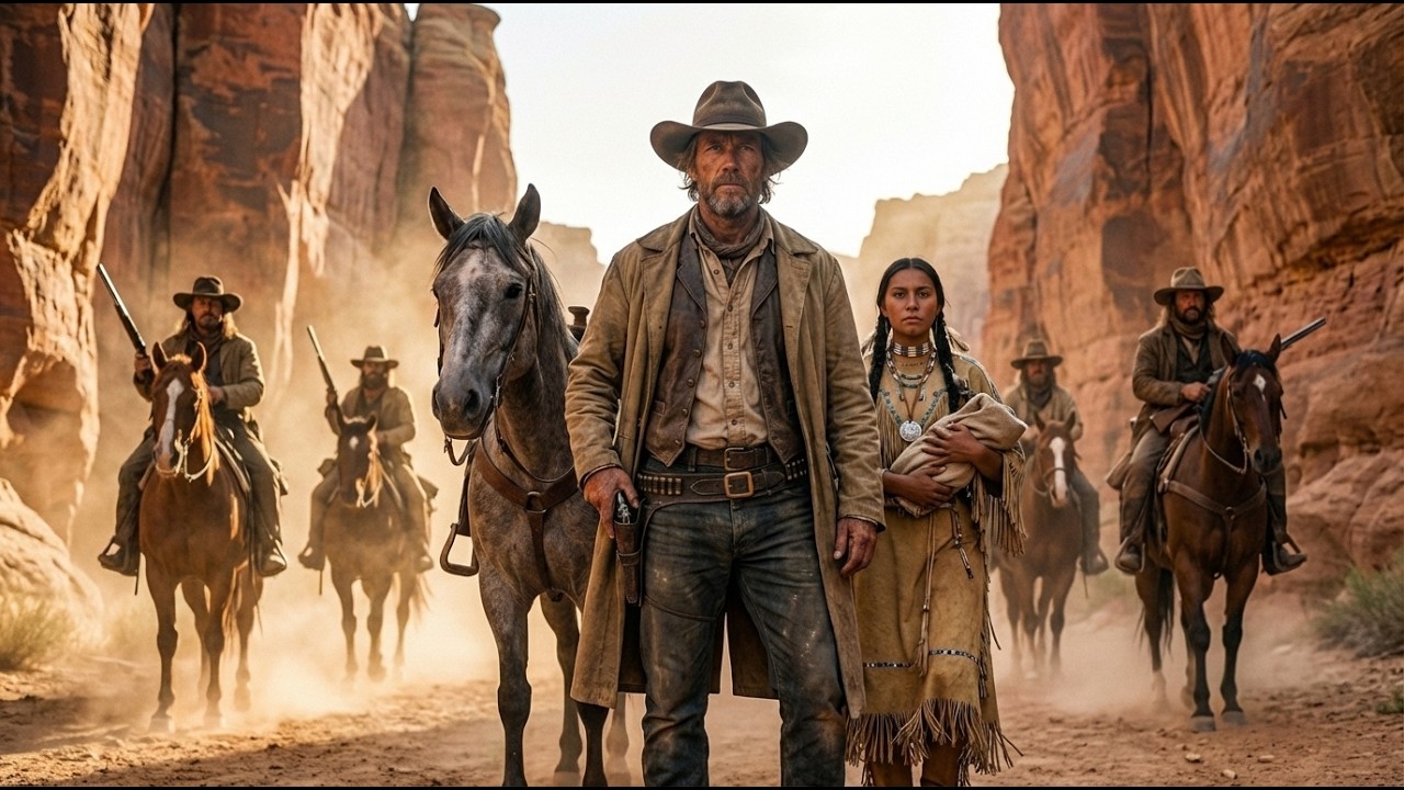 The Cowboy Who Protected a Native Girl from an Outlaw Gang