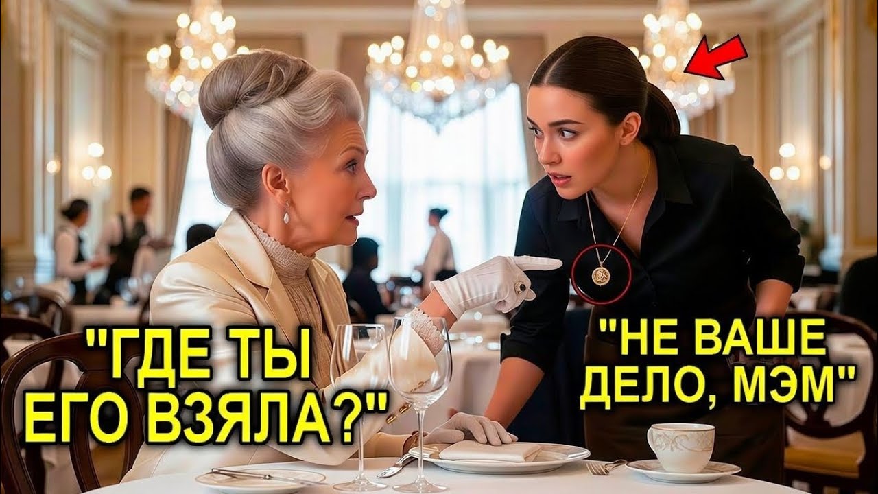 🔥 Новый Title Заголовок Где Ты Взяла Это?Бабушка-Миллионерша Увидела Ожерелье Официантки И Заплакала