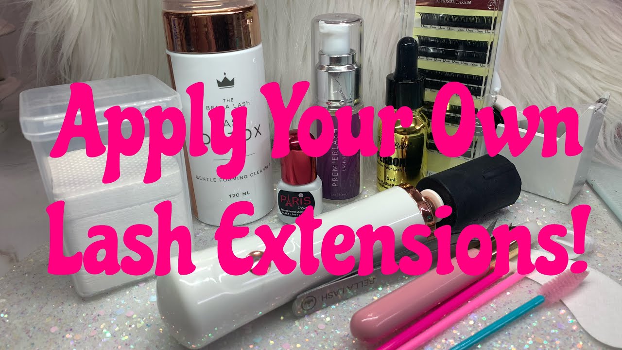 How to | Lash Technician | Applying My Own Lash Extensions