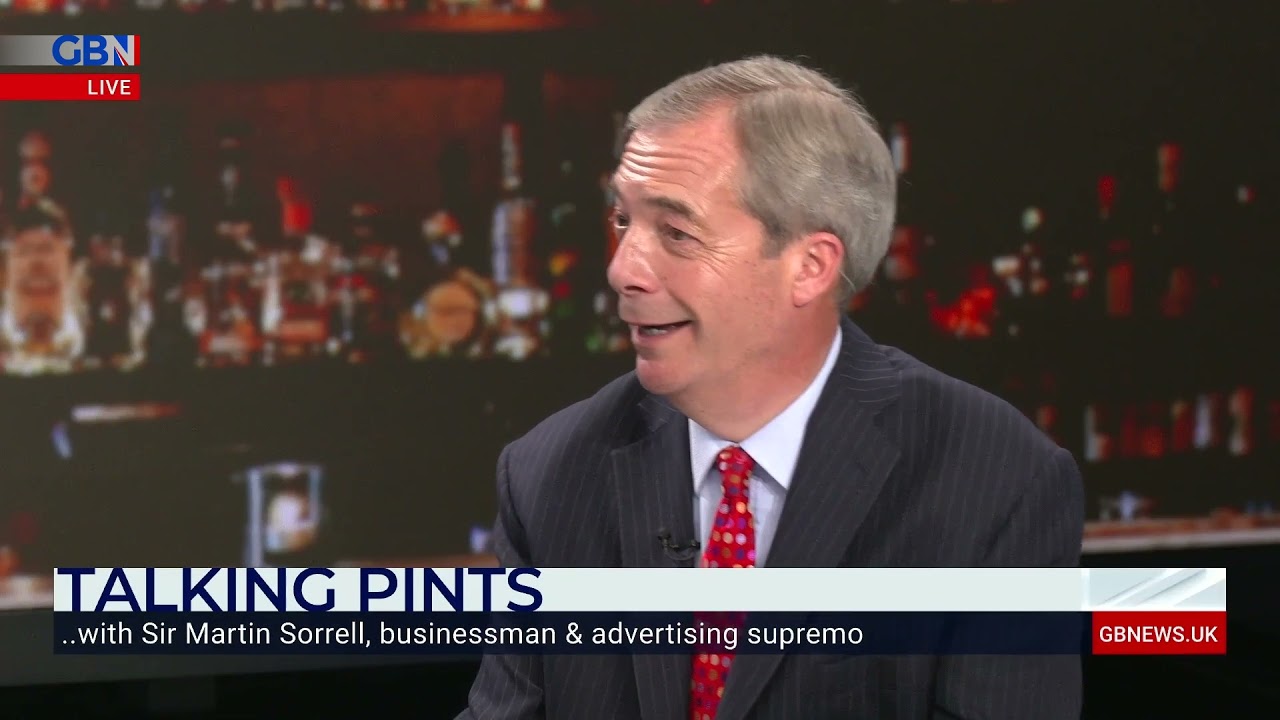 Talking Pints with Nigel Farage and Sir Martin Sorrell