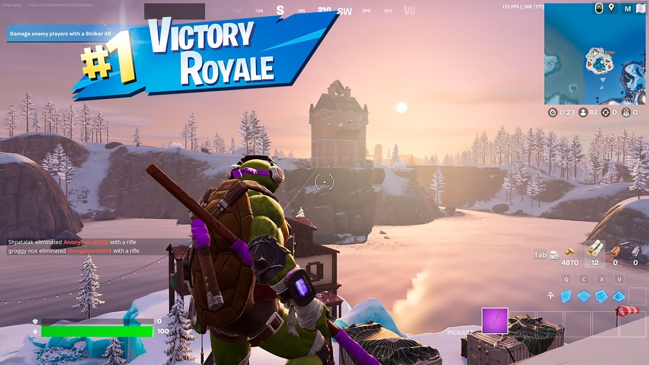 !!!Teenage Mutant Ninja Turtles!!! Fortnite (Donatello Gameplay) Chapter 5 Season 1