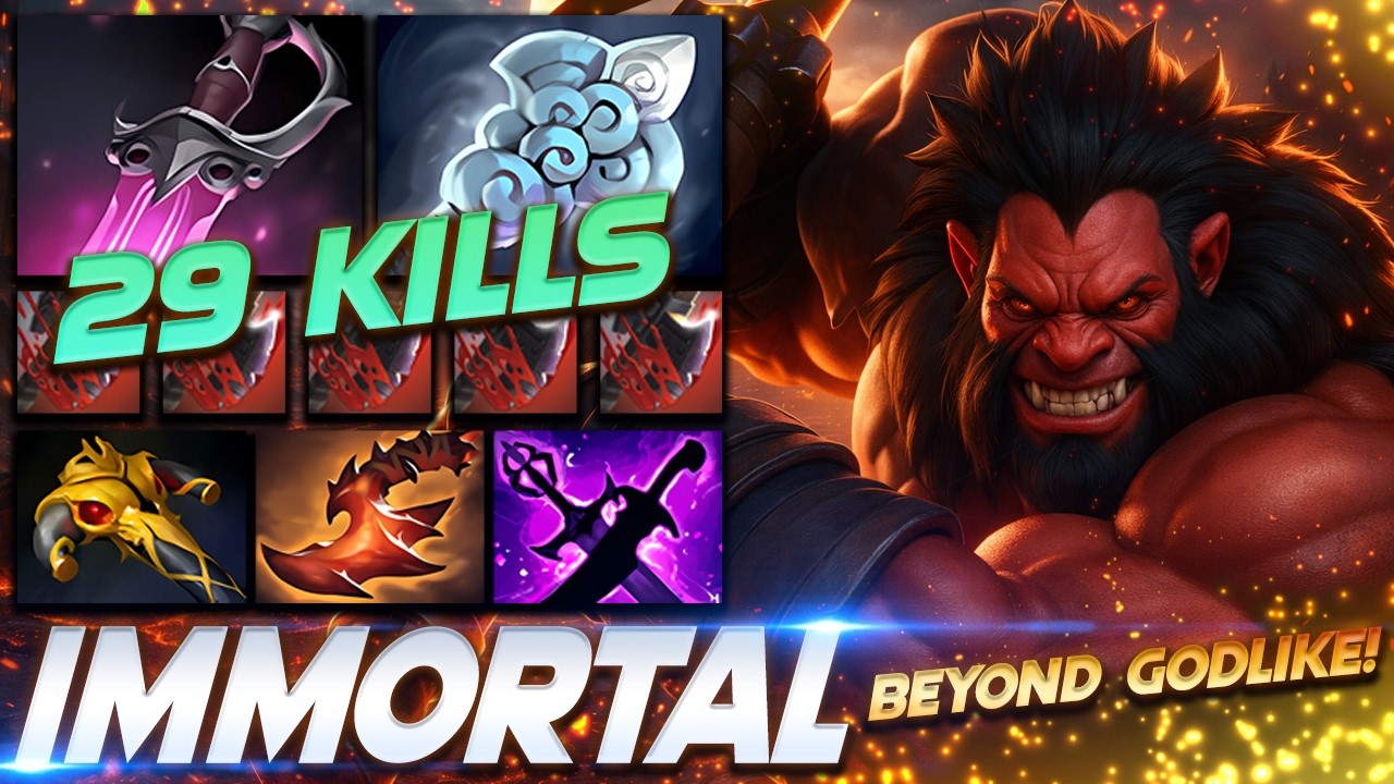 AXE 29 KILLS Beyond Godlike - Dota 2 Pro Gameplay [Watch & Learn]
