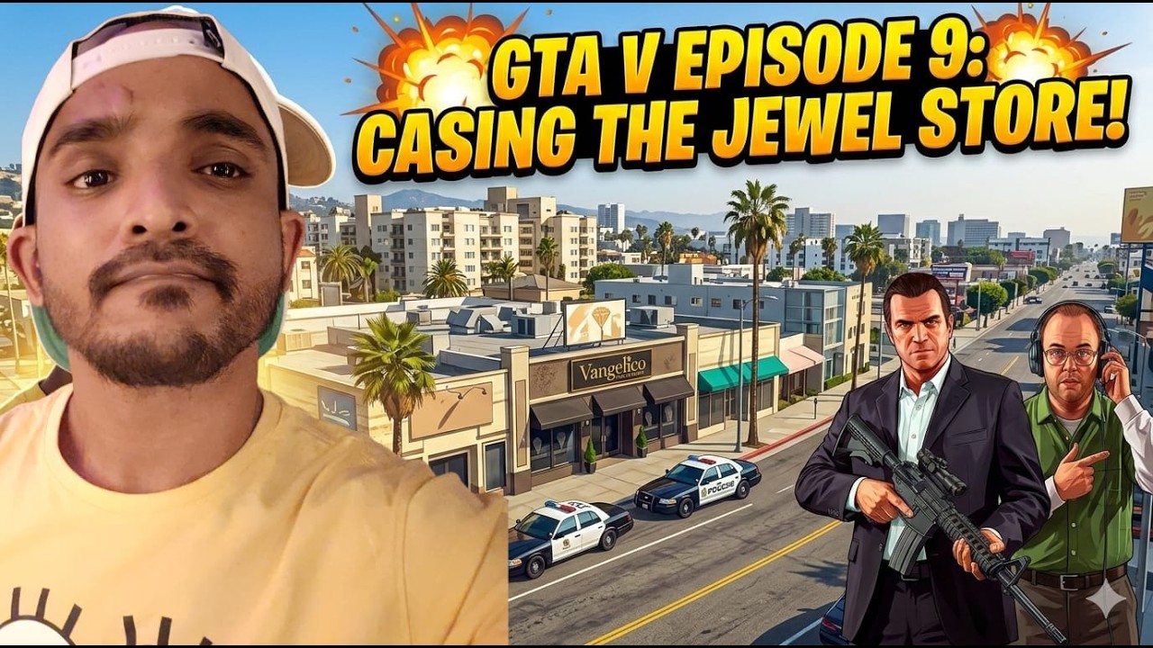GTA V | EPISODE 9 | CASING THE JEWEL SHOP | 2026