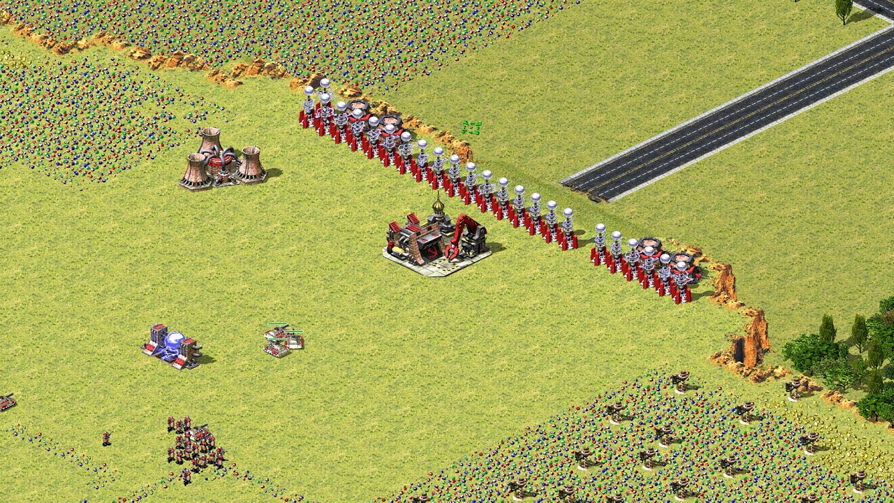 Red Alert 2 | Месть Юрия | 7 на 1 — Ливия против 7 случайных игроков — сверхсложный ИИ