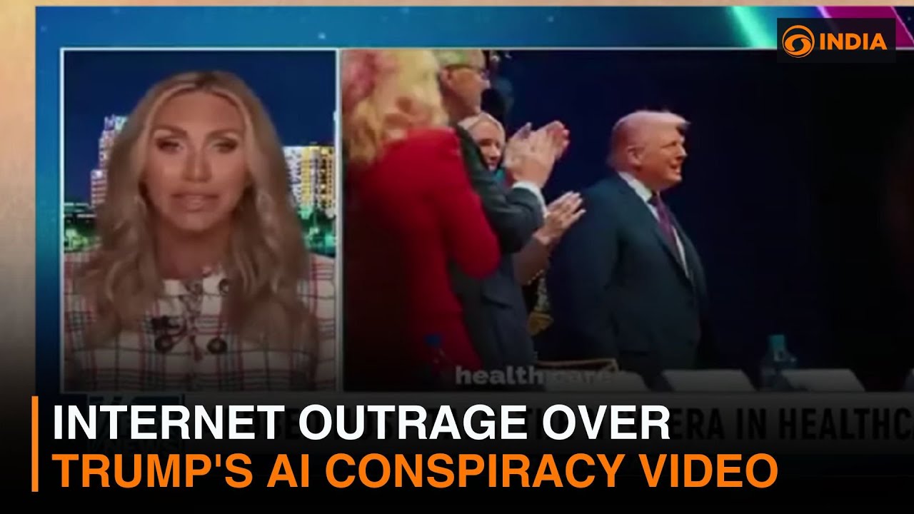 Internet outrage over Trump's AI conspiracy video | DD India