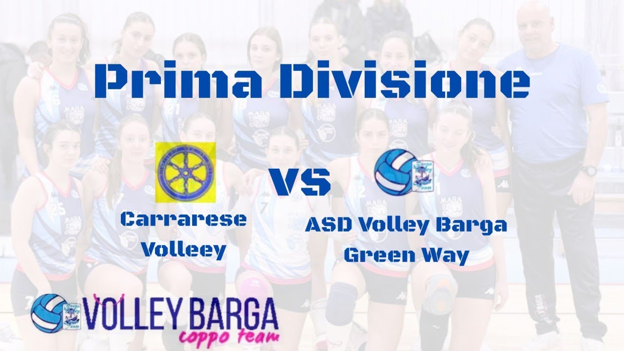 1° Div. Carrarese vs Volley Barga - 31/01/2026