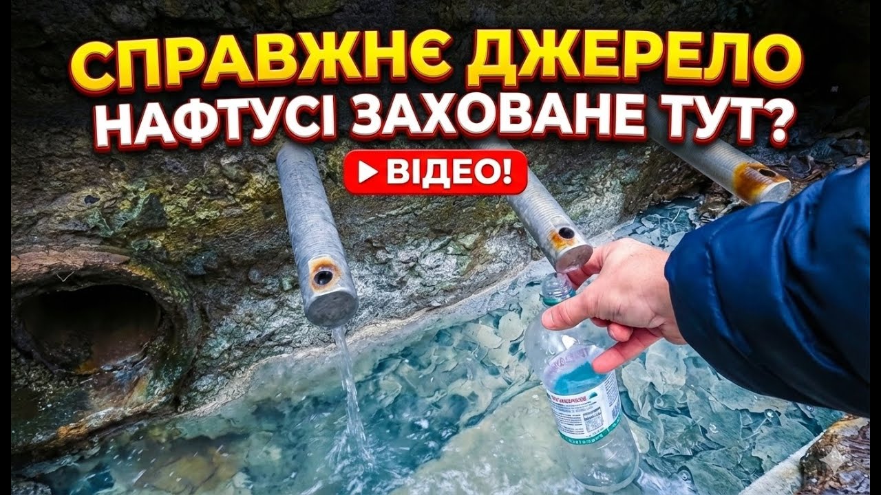 Секретне джерело НАФТУСІ на околиці Борислава! За цією водою їдуть звідусіль?