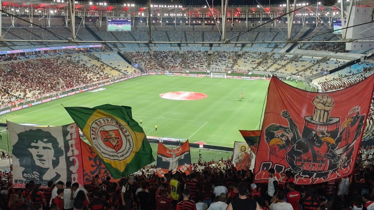 Torcida do Flamengo contra o Madureira - Semifinal - Carioca 2026