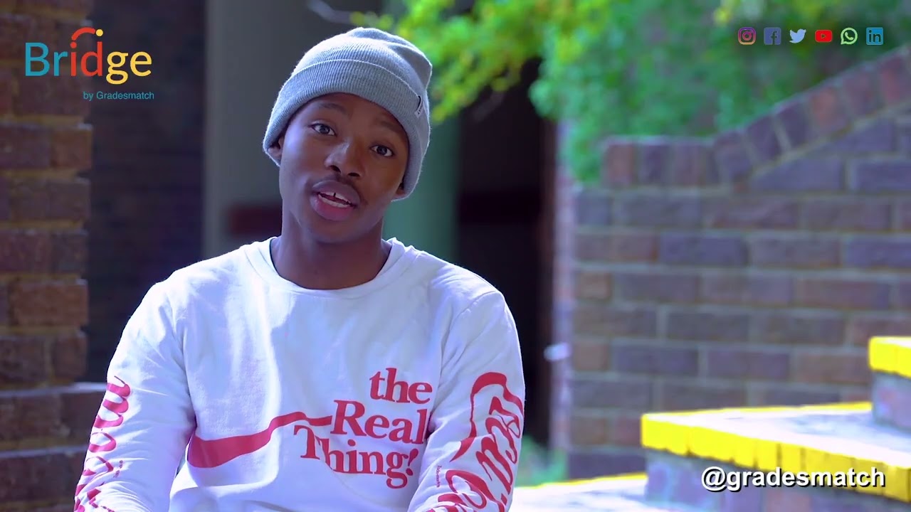 Bridge student: Lindokuhle Kabine - BCom General (University of Western Cape)