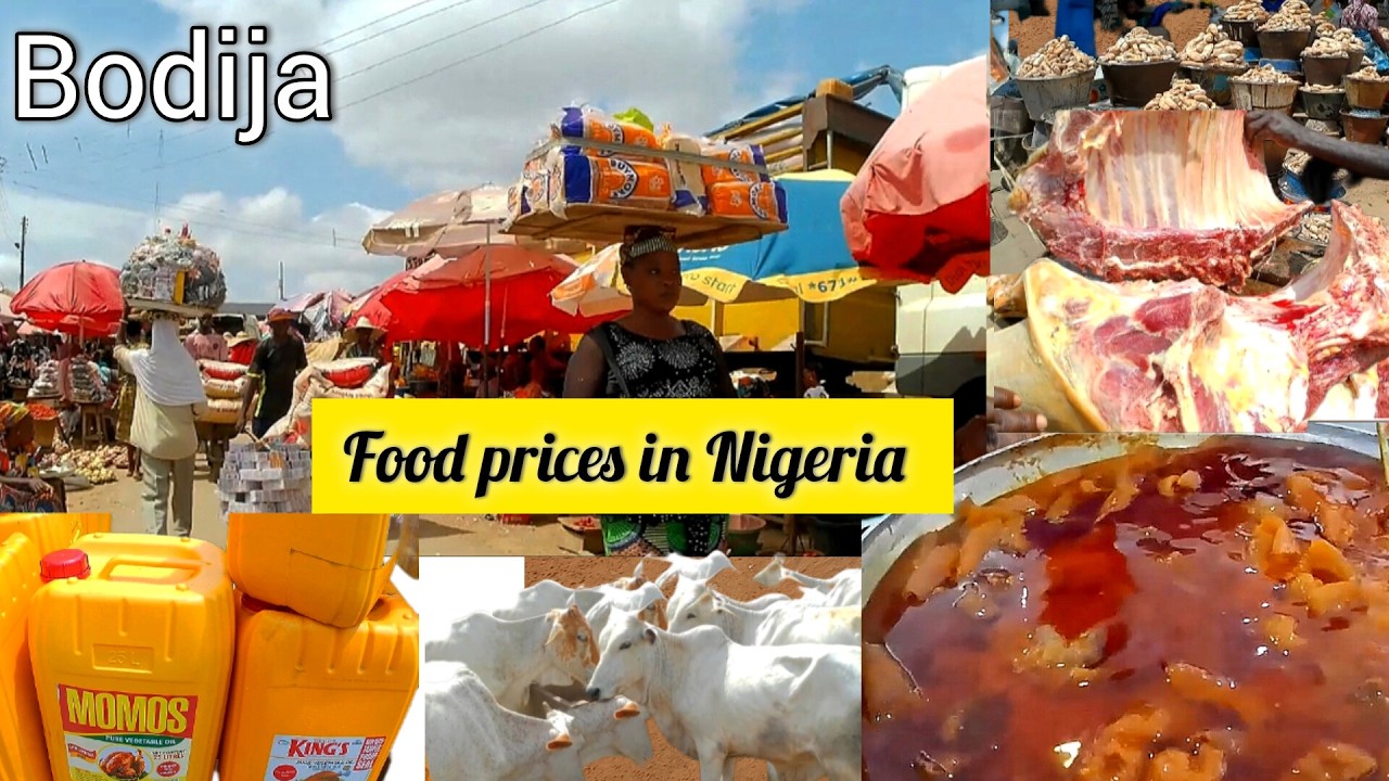 Prices of Popular Food Items: Cow. Rice, Oil + Eating Amala & Gbegiri @AmalaSkye In Ibadan