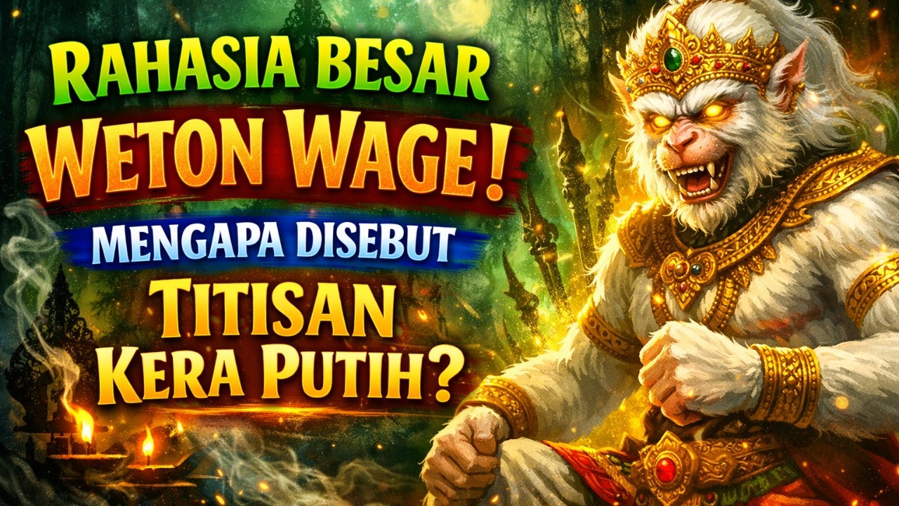 RAHASIA BESAR WETON WAGE!! MENGAPA DISEBUT TITISAN KERA PUTIH?!