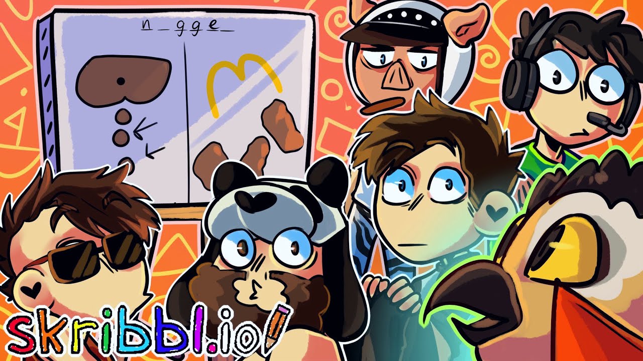 When Skribbl.io drawings get racial... (Skribbl.io Funny Moments)