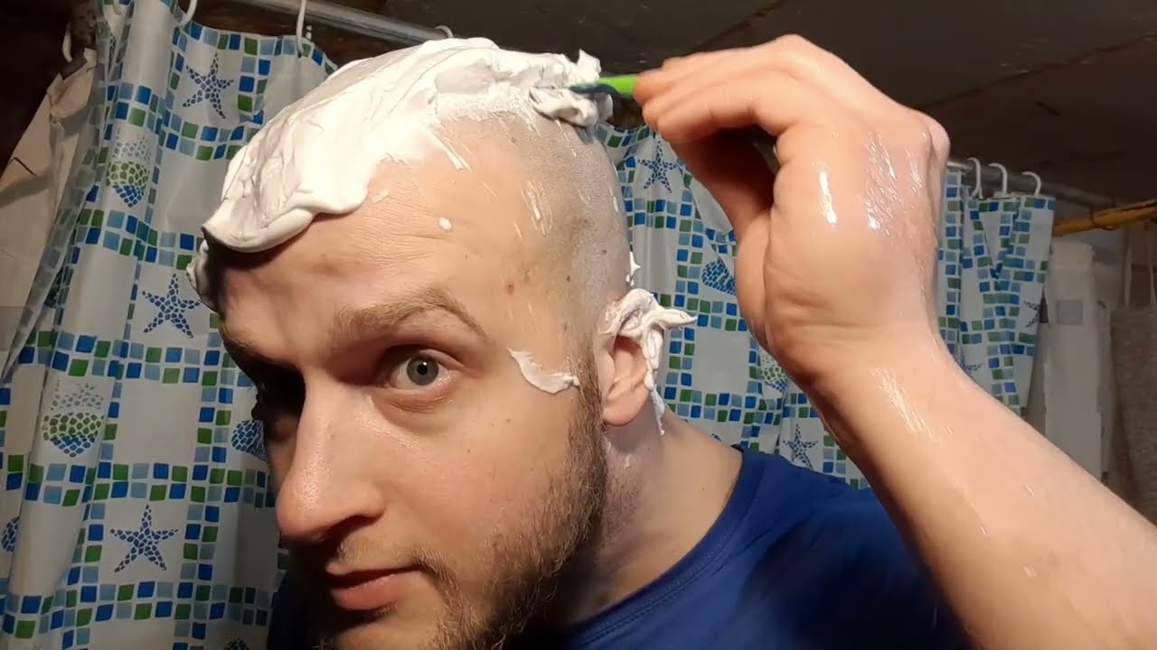 Shaving My Head: Listen closely... the bathroom is alive.